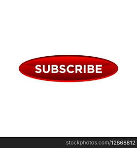 subscribe button website vector template