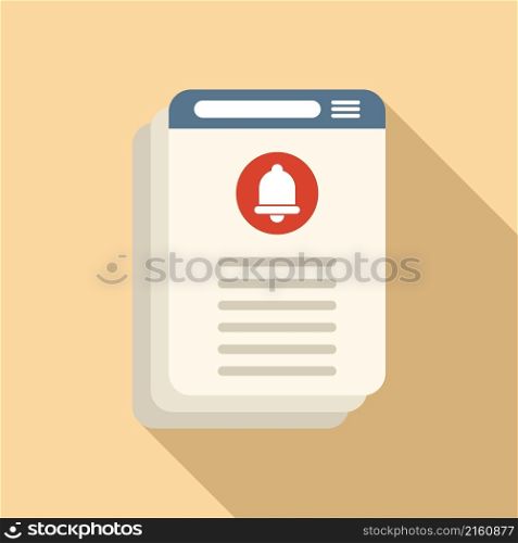 Subscribe icon flat vector. Model service. Economy plan. Subscribe icon flat vector. Model service