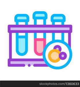 substance tubes icon vector. substance tubes sign. color symbol illustration. substance tubes icon vector outline illustration