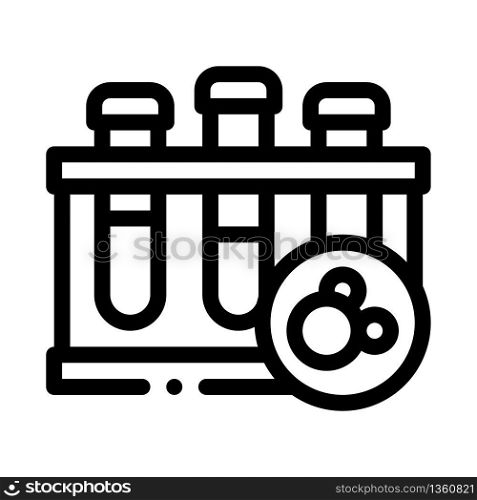 substance tubes icon vector. substance tubes sign. isolated contour symbol illustration. substance tubes icon vector outline illustration