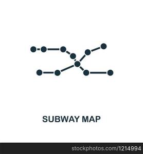 Subway Map icon. Premium style design from public transport collection. UX and UI. Pixel perfect subway map icon for web design, apps, software, printing usage.. Subway Map icon. Premium style design from public transport icon collection. UI and UX. Pixel perfect Subway Map icon for web design, apps, software, print usage.