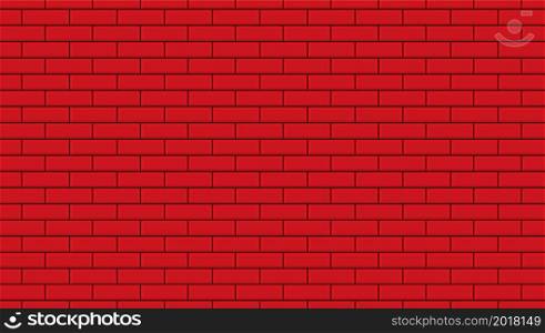Subway tile pattern. Metro red ceramic bricks background. Vector realistic illustration. Subway tile pattern. Metro red ceramic bricks background. Vector realistic illustration.