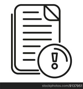 Success papers icon outline vector. Rush job. Courier delivery. Success papers icon outline vector. Rush job