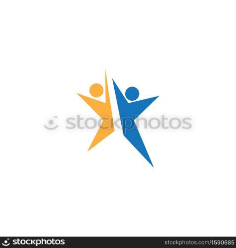 Success people icon and symbol vector template