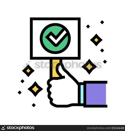 success quality color icon vector. success quality sign. isolated symbol illustration. success quality color icon vector illustration