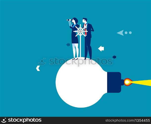 Successful business team. Concept business searching vector illustration. Flat cartoon character design. Successful business team. Concept business searching vector illustration. Flat cartoon character design.Successful business team. Concept business searching vector illustration. Flat cartoon character design.