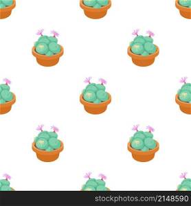 Succulent pattern seamless background texture repeat wallpaper geometric vector. Succulent pattern seamless vector