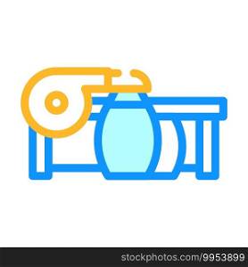 suction units color icon vector. suction units sign. isolated symbol illustration. suction units color icon vector illustration flat