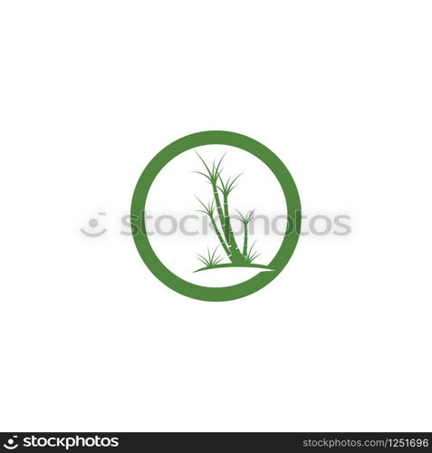 Sugar cane Logo Template vector symbol nature