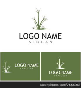 Sugar cane Logo Template vector symbol nature