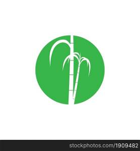 Sugar, sugar cane logo vector design