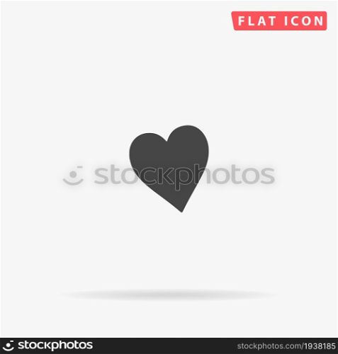 Suit Hearts flat vector icon. Glyph style sign. Simple hand drawn illustrations symbol for concept infographics, designs projects, UI and UX, website or mobile application.. Suit Hearts flat vector icon