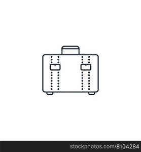 Suitcase creative icon from travel icons Vector Image
