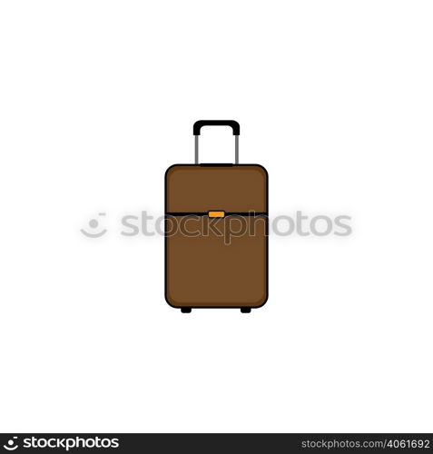 suitcase icon logo vector design template