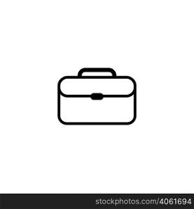 suitcase icon logo vector design template