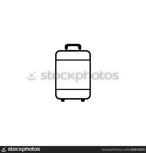 suitcase icon logo vector design template