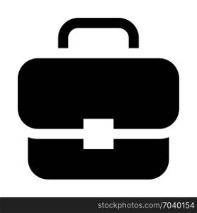 suitcase, icon on isolated background
