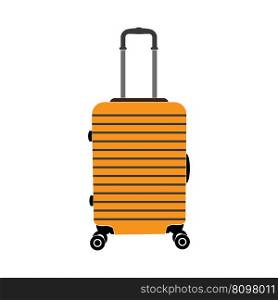 suitcase icon vector illustration symbol design