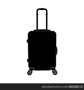suitcase icon vector illustration symbol design