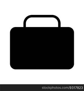 suitcase icon vector template illustration logo design
