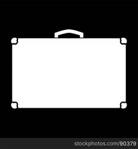 Suitcase white color icon .. Suitcase it is white color icon .