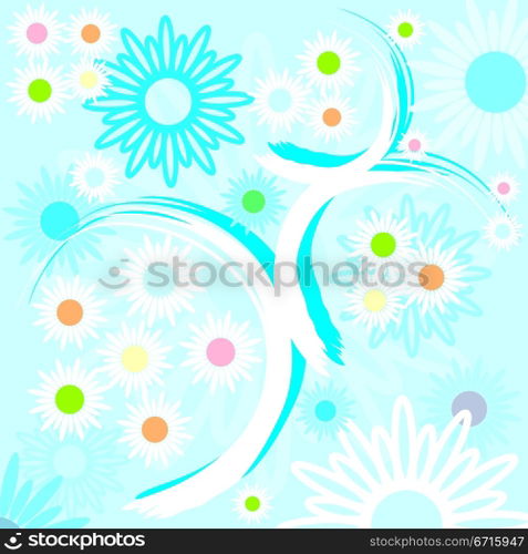 Summer background, vector