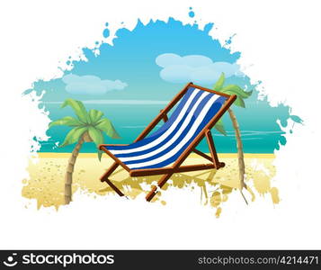 summer background vector illustration