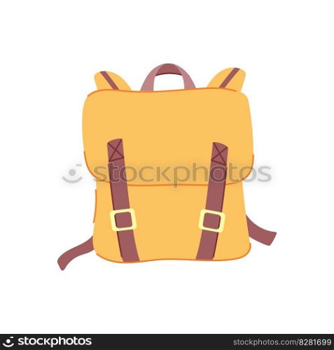 summer backpack c&cartoon. tent travel, outdoor adventure summer backpack c&sign. isolated symbol vector illustration. summer backpack c&cartoon vector illustration