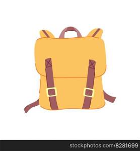 summer backpack c&cartoon. tent travel, outdoor adventure summer backpack c&sign. isolated symbol vector illustration. summer backpack c&cartoon vector illustration