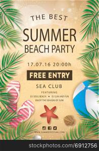 summer beach party