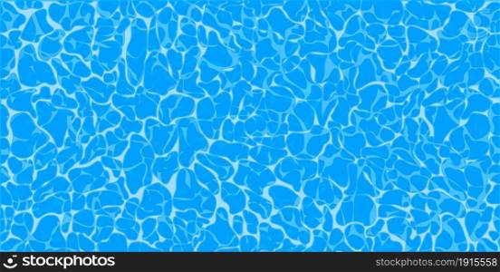 Summer blue swiming pool pattern. Sea, ocean surface. Overhead top view. Summer blue swiming pool pattern.