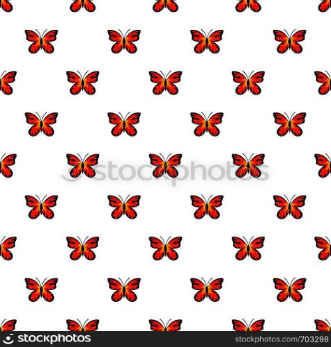 Summer butterfly pattern seamless in flat style for any design. Summer butterfly pattern seamless