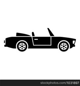 Summer cabriolet icon. Simple illustration of summer cabriolet vector icon for web design isolated on white background. Summer cabriolet icon, simple style
