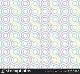 summer curves - seamless background pattern
