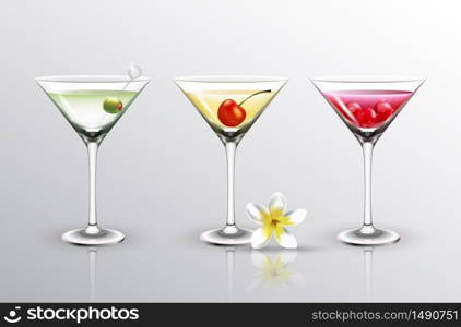 Summer drinks background.vector