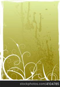 summer explosion of golden color with a white floral design