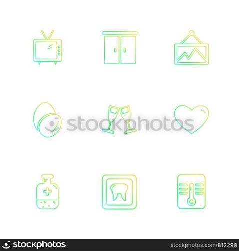 summer , foods , vications , games , fruits , hot , heart , balloons , camera , boat , icon, vector, design, flat, collection, style, creative, icons