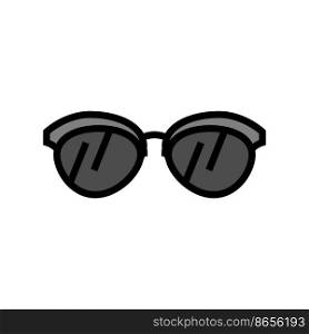 summer glasses frame color icon vector. summer glasses frame sign. isolated symbol illustration. summer glasses frame color icon vector illustration