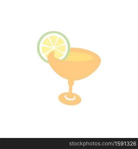 Summer Juice Drink Icon Clipart Vector Design Isolated