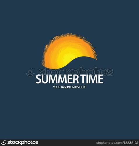 summer logo vector
