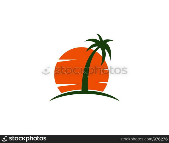 Summer logo vector template