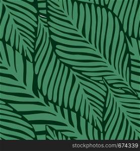 Summer nature jungle print. Exotic plant. Tropical pattern, palm leaves seamless vector floral background.. Summer nature jungle print. Exotic plant. Tropical pattern,