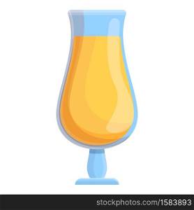 Summer party fresh cocktail icon. Cartoon of summer party fresh cocktail vector icon for web design isolated on white background. Summer party fresh cocktail icon, cartoon style