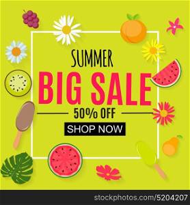 Summer Sale Abstract Banner Background Vector Illustration EPS10. y2017-07-23-03