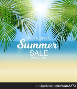 Summer Sale Background Vector Illustration EPS10. Summer Sale Background Vector Illustration