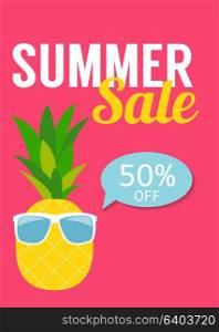 Summer Sale Banner Template for your Business. Vector Illustration EPS10. Summer Sale Banner Template for your Business. Vector Illustrati