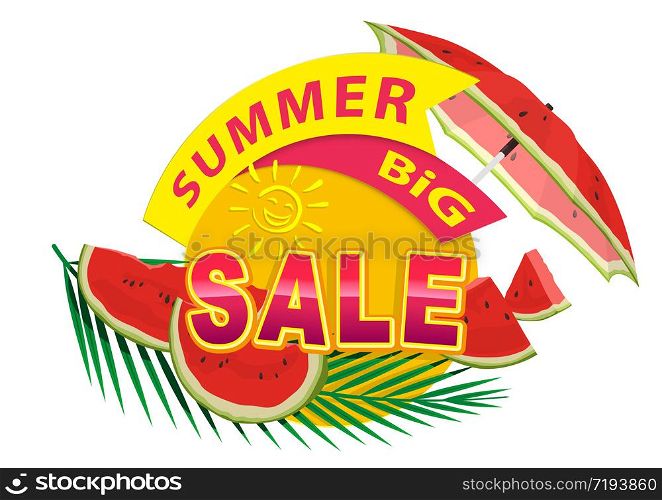 Summer Sale Sticker or Banner