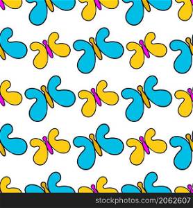 summer spring butterfly seamless pattern textile print