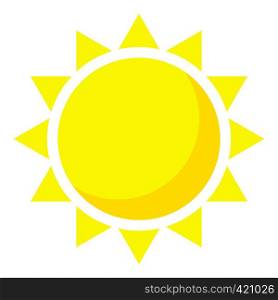 Summer sun icon. Cartoon illustration of summer sun vector icon for web. Summer sun icon, cartoon style