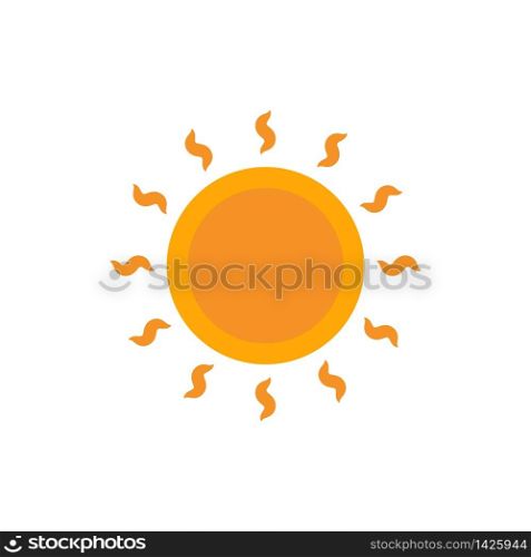 Summer Sun Icon Vector Logo